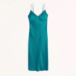 Abercrombie & Fitch MIDI Teal Dress